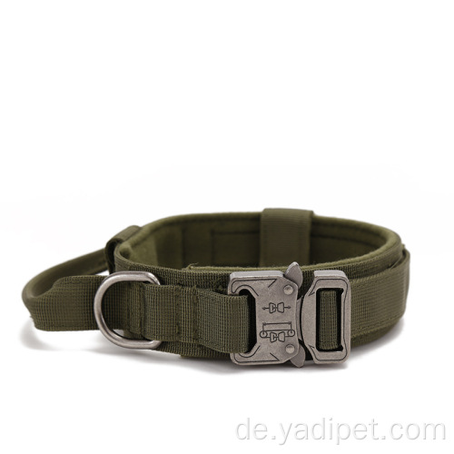 Hundehalsband Military Nylon Heavy Duty Metallschnalle